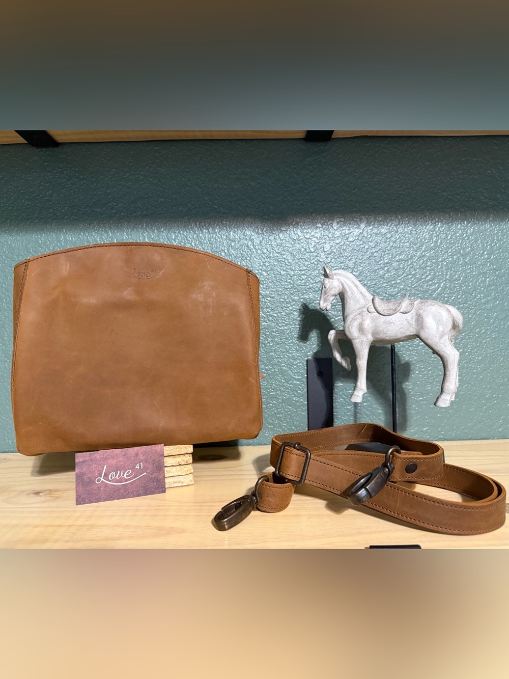 Saddleback Leather Organizer Crossbody